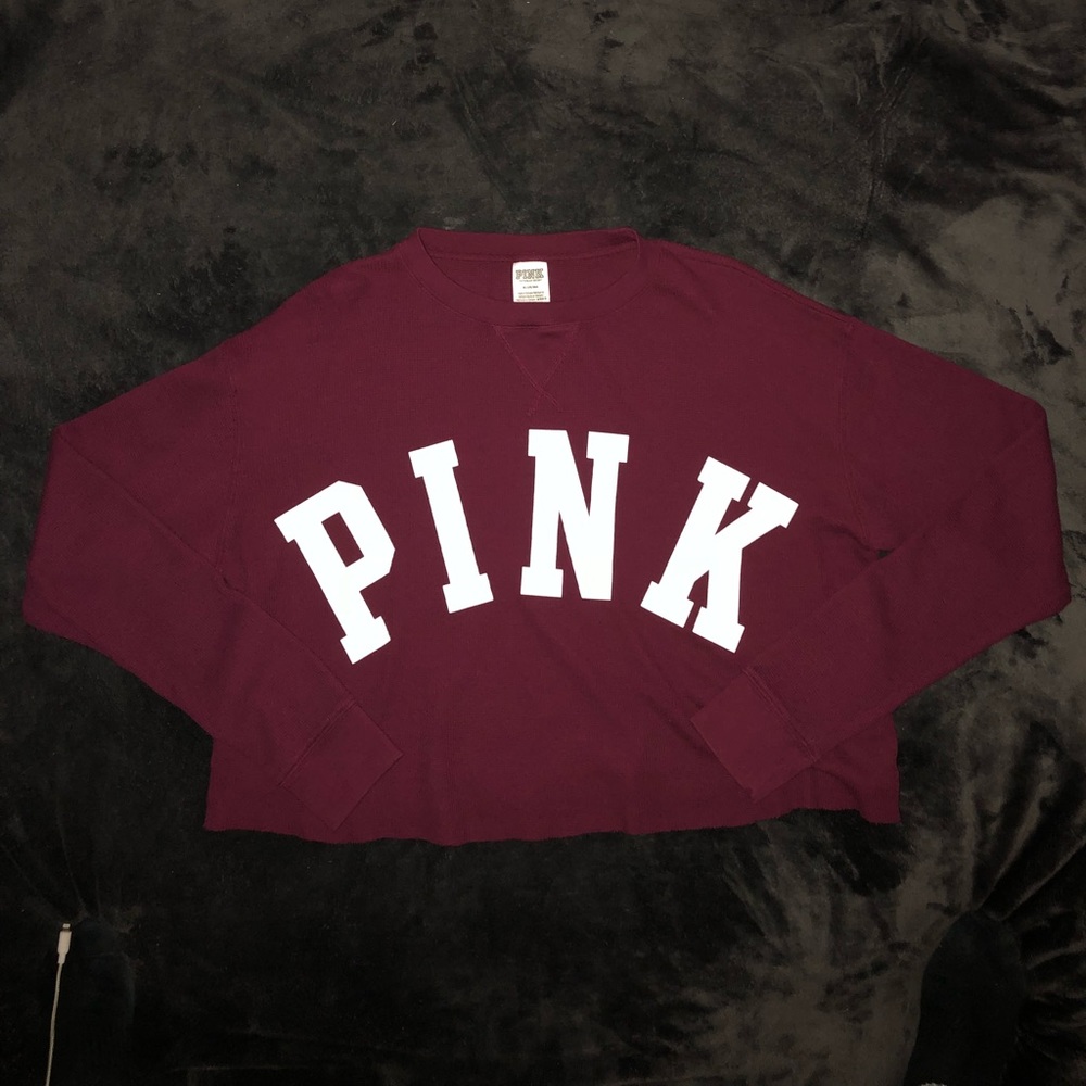 PINK cropped sweater